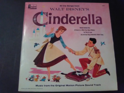 [중고] LP 신데렐라 Walt Disney&#039;s Cinderella 60년대 (NM/VG+)