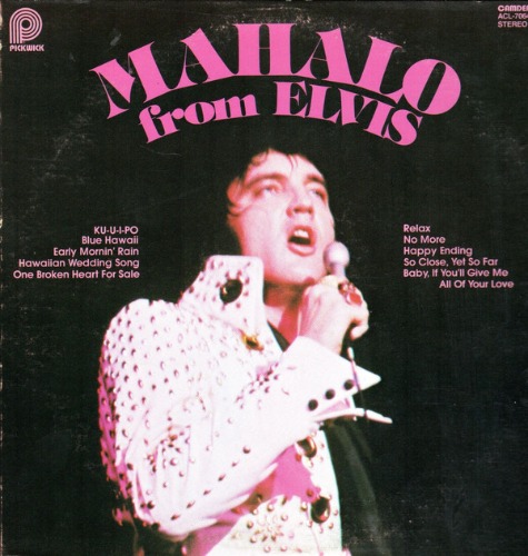 [중고]LP 엘비스 프레슬리 Mahalo From Elvis (M/MM) 미개봉
