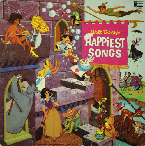 [중고] LP Walt Disney&#039;s Happiest Songs 디즈니 행복한 노래들